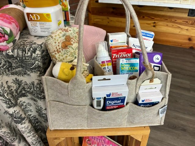 Baby registry gift selection at Center Drugs